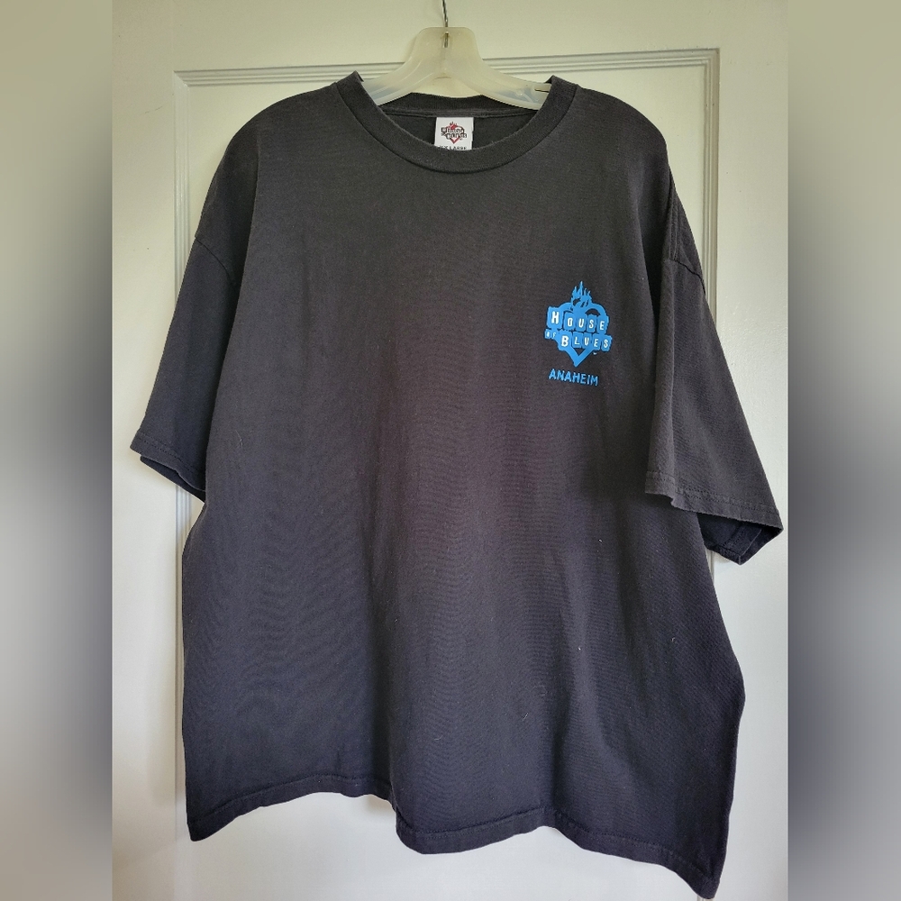 House of Blues Black Unisex Guitar T-Shirt Size XXL